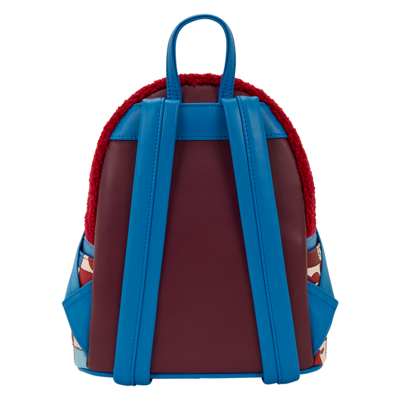 Loungefly Spider-Man Sherpa Heart Mini Backpack