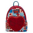 Loungefly Spider-Man Sherpa Heart Mini Backpack