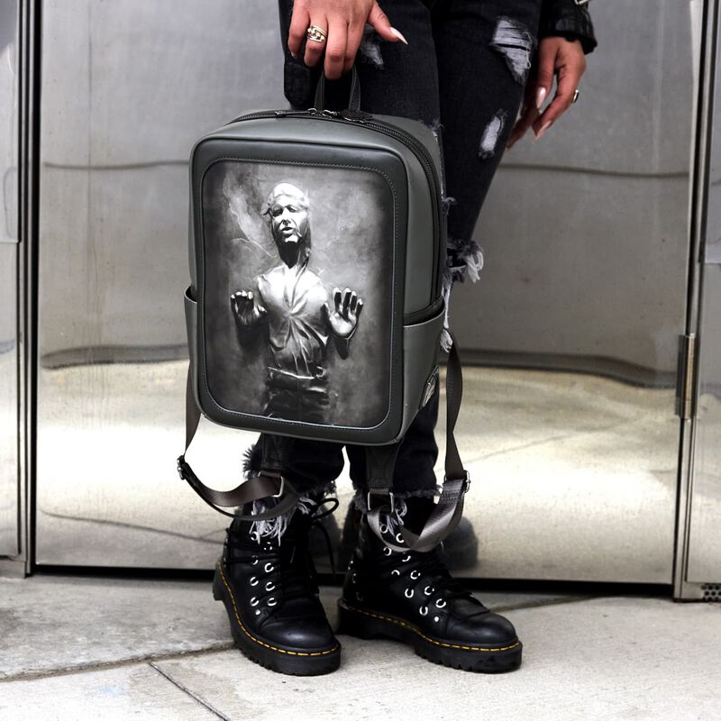 Star Wars: Return Of The Jedi Han Solo in Carbonite Mini Backpack LOUNGEFLY