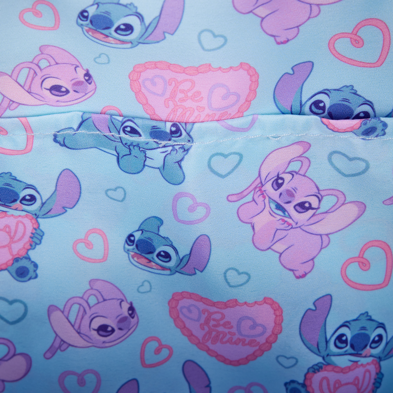 Stitch & Angel Be Mine Mini Backpack LOUNGEFLY