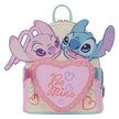Stitch & Angel Be Mine Mini Backpack LOUNGEFLY