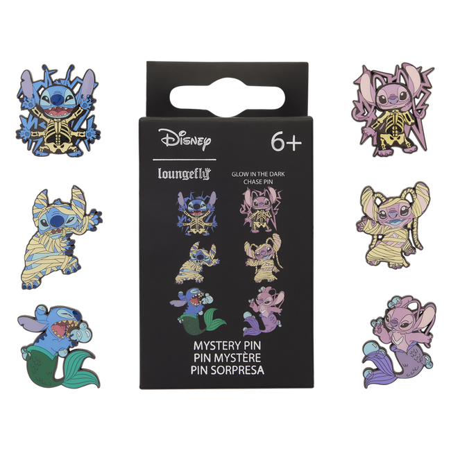 Stitch & Angel Halloween Costume Mystery Box pin LOUNGEFLY