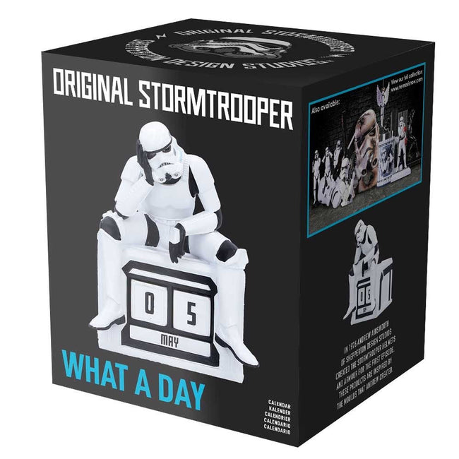 Stormtrooper What a Day Perpetual Calendar ORIGINAL STORMTROOPER NEMESIS NOW