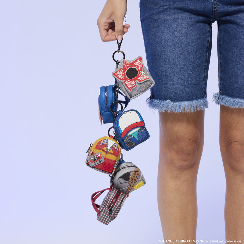 Stranger Things Mystery Mini Backpack Keychain Charm LOUNGEFLY