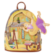 Tangled Rapunzel Glow Pin Trader Mini Backpack LOUNGEFLY