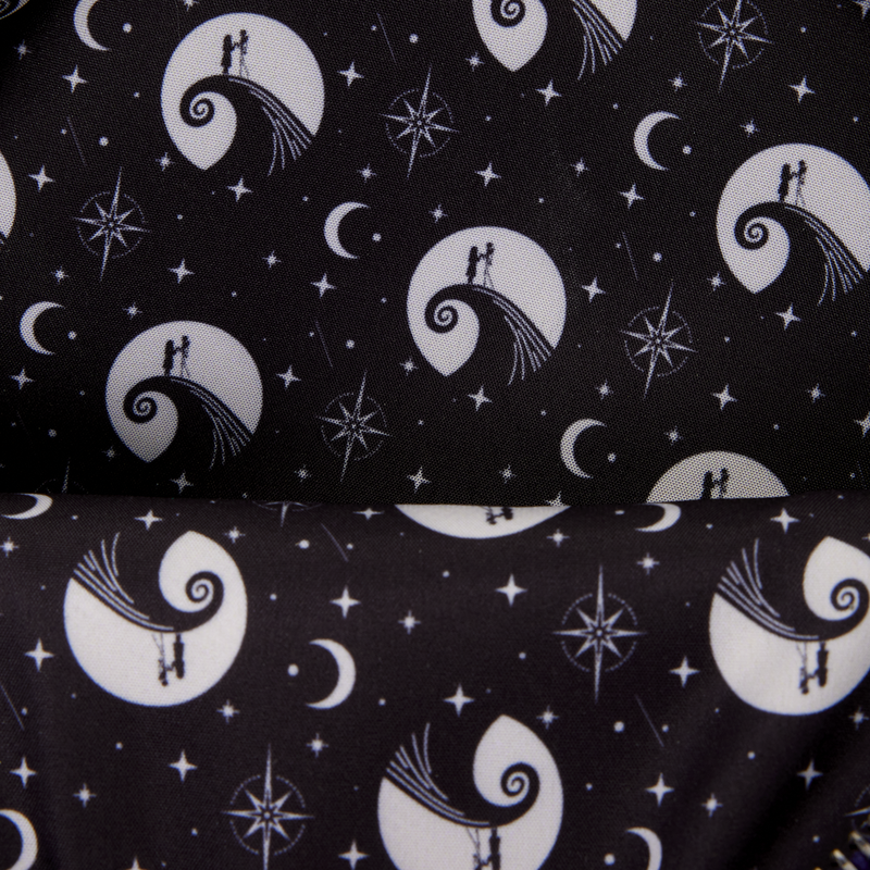 The Nightmare Before Christmas Jack Skellington & Sally Night Sky Mini Backpack LOUNGEFLY