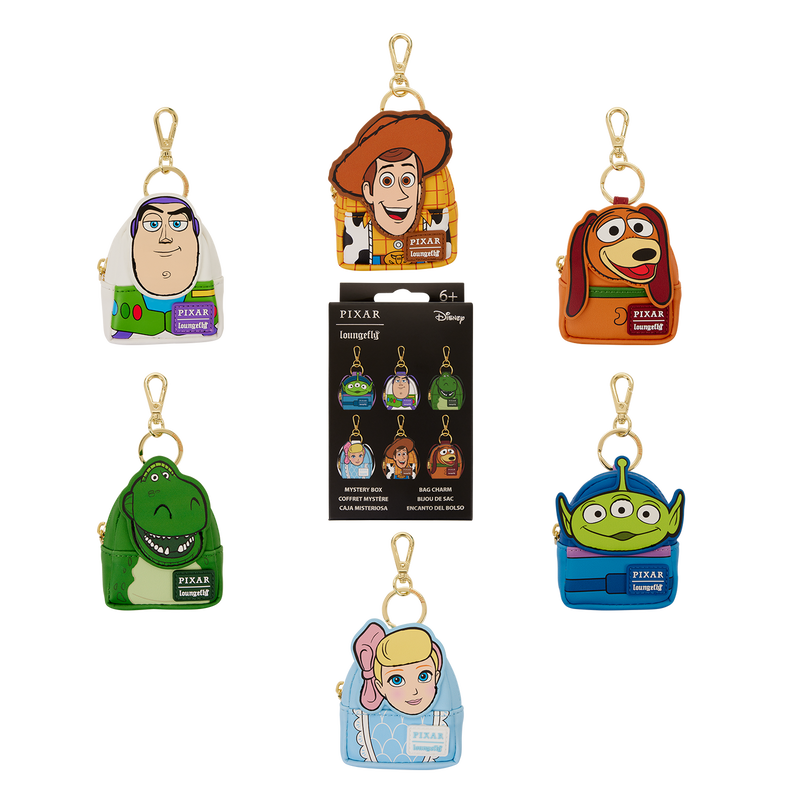Toy Story 30th Anniversary Cosplay Mystery Mini Backpack Keychain Charm LOUNGEFLY