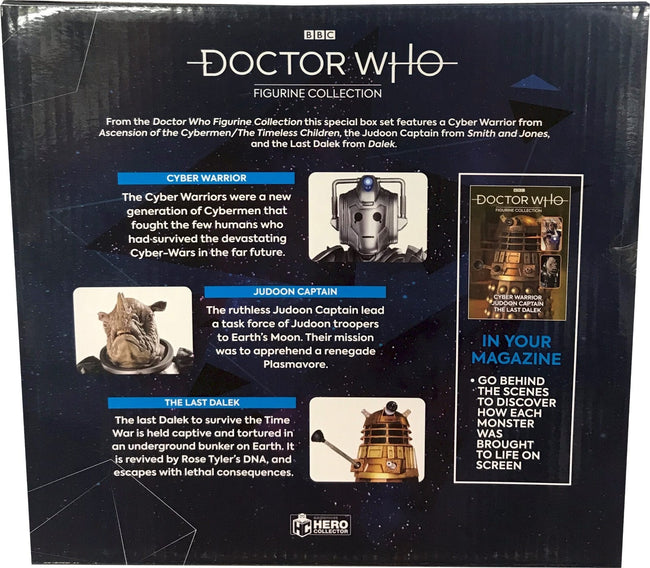 DOCTOR WHO EAGLEMOSS SPECIAL BOX SET 1 ( NO MAGAZINE AS UNRELEASED )