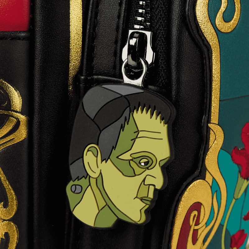 Universal Monsters The Bride Of Frankenstein Stained Glass Mini Backpack LOUNGEFLY