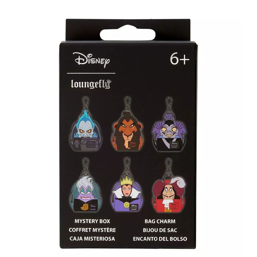 FUNKO LF DISNEY VILLAINS MYSTERY MINI BACKPACK BAG CHARMS LOUNGEFLY