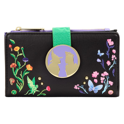 Loungefly - Wicked Glinda & Elphaba Floral & Lace Flap Wallet