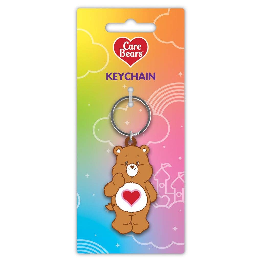 Care Bears (Tenderheart Bear) Pvc Keychain: Keyrings
