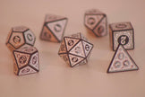 Antique White 7 Pcs Dice Set DnD