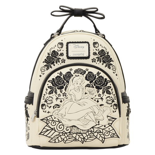 Alice in Wonderland Floral Mini Backpack - LOUNGEFLY