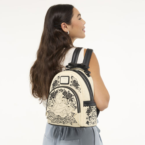 Alice in Wonderland Floral Mini Backpack - LOUNGEFLY
