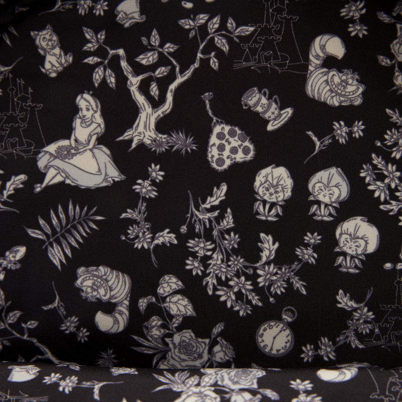 Alice in Wonderland Floral Mini Backpack - LOUNGEFLY