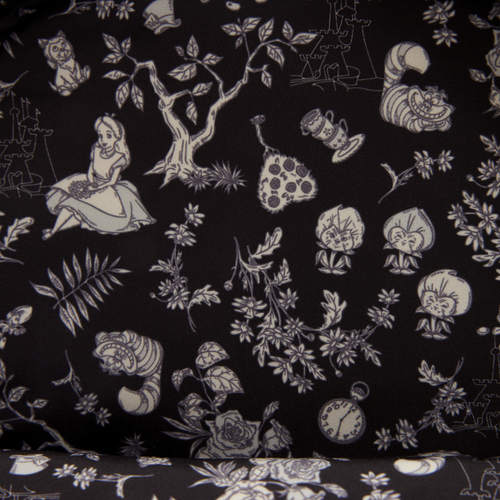 Alice in Wonderland Floral Mini Backpack - LOUNGEFLY