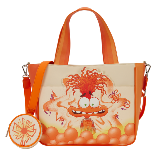 Loungefly - Inside Out 2 Anxiety Tote Crossbody Bag with Coin Bag