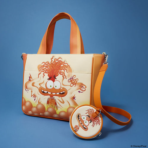 Loungefly - Inside Out 2 Anxiety Tote Crossbody Bag with Coin Bag