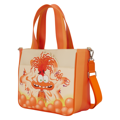Loungefly - Inside Out 2 Anxiety Tote Crossbody Bag with Coin Bag