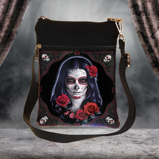 Sugar Skull (JR) Shoulder Bag 23cm Small Sugar Skull Shoulder Bag by James Ryman