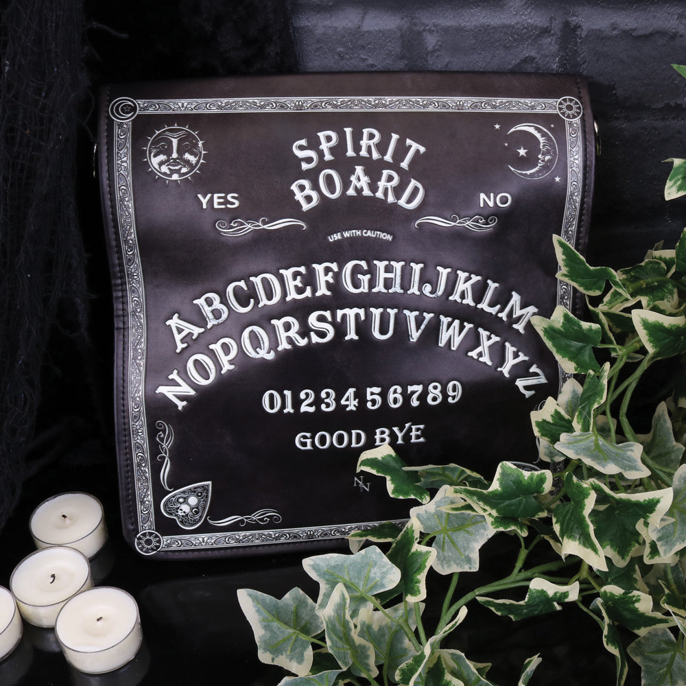 Spirit Board Embossed Shoulder Bag (NN) 25cm - NEMESIS NOW