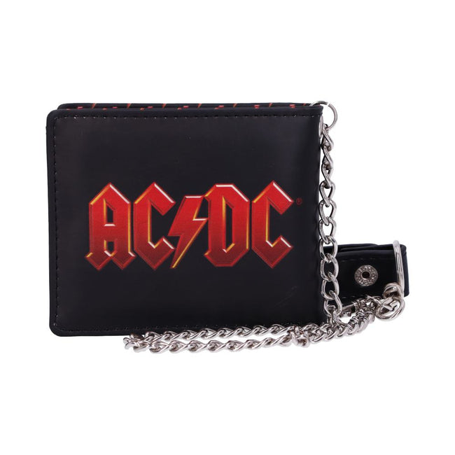 ACDC Wallet 11cm AC/DC Logo Leather Lightning Chained Wallet Purse