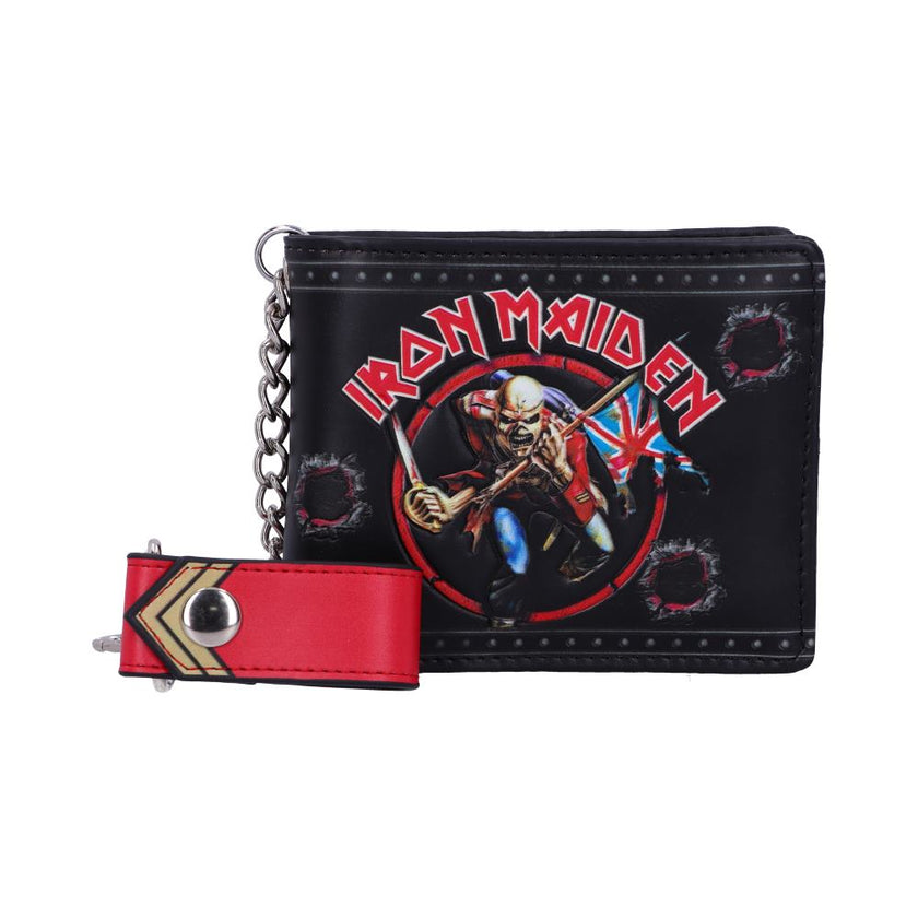 Iron Maiden Wallet Officially Licensed Iron Maiden Eddie Trooper Wallet  SKU: B5134R0 Weight (Boxed): 0.22kg Material: PU