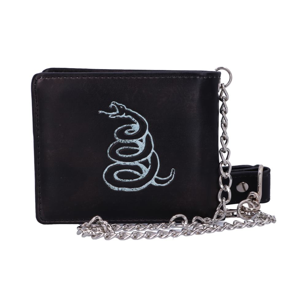 Metallica - Black Album Wallet Officially licensed Metallica Black Album Wallet with Chain