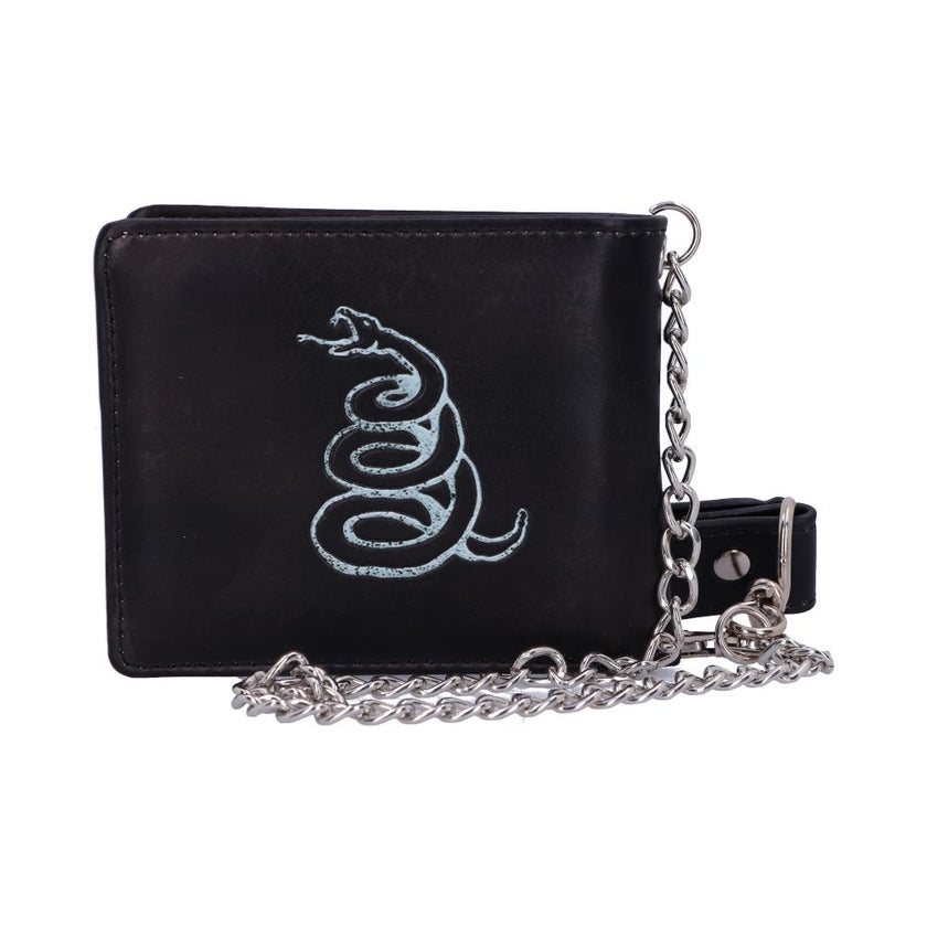 Metallica - Black Album Wallet Officially licensed Metallica Black Album Wallet with Chain