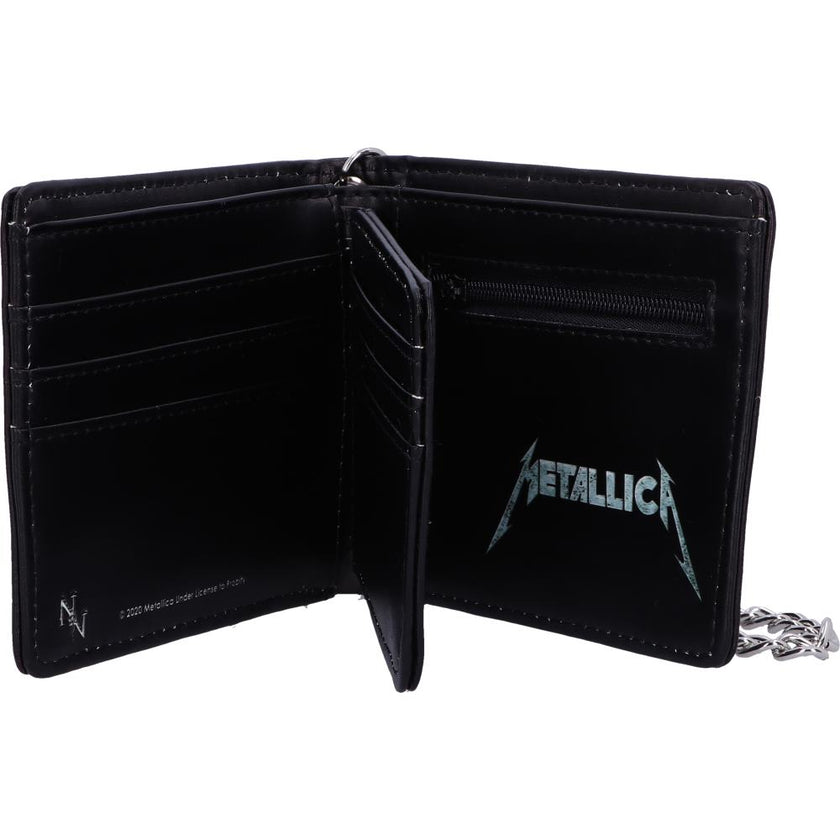 Metallica - Black Album Wallet Officially licensed Metallica Black Album Wallet with Chain