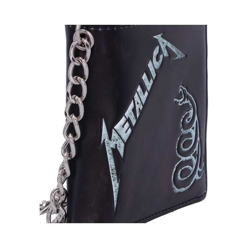 Metallica - Black Album Wallet Officially licensed Metallica Black Album Wallet with Chain