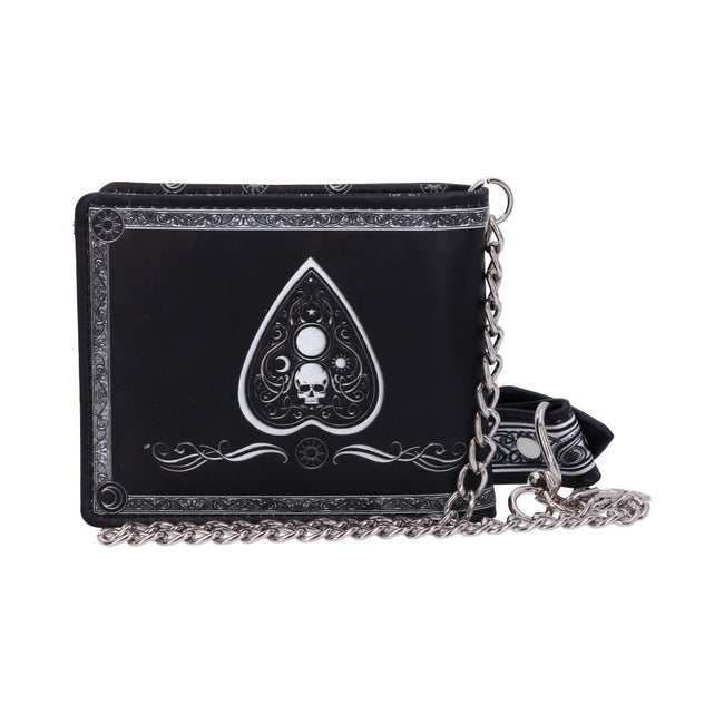 Spirit Board Wallet Nemesis Now Spirit Board Embossed Purse Ouija Wallet Black 18.5cm