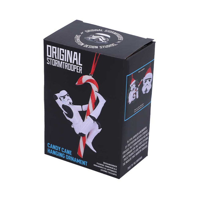 Stormtrooper Candy Cane Hanging Ornament 12cm ORIGINAL STORMTROOPER NEMESIS NOW