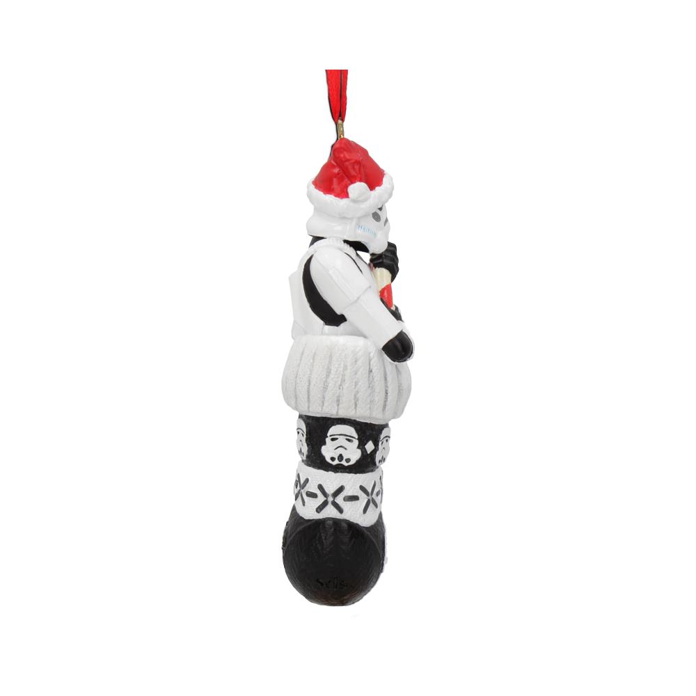 Stormtrooper in Stocking Hanging Ornament 11.5cm ORIGINAL STORMTROOPER NEMESIS NOW