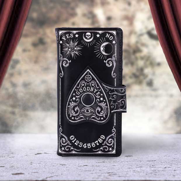 Spirit Board Planchette Embossed Purse 18.5cm - NEMESIS NOW