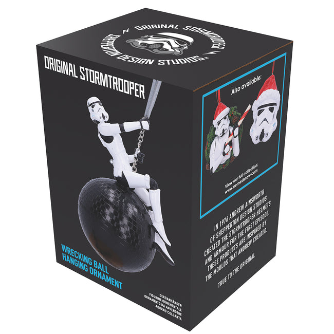Stormtrooper Wrecking Ball Hanging Ornament 12.5cm ORIGINAL STORMTROOPER NEMESIS NOW