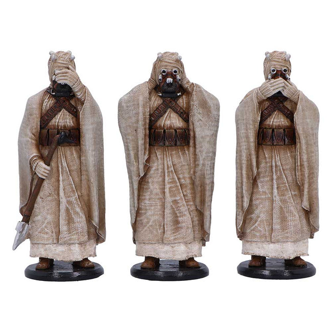 Three Wise Tusken Raiders 14.3cm ORIGINAL STORMTROOPERS NEMESIS NOW