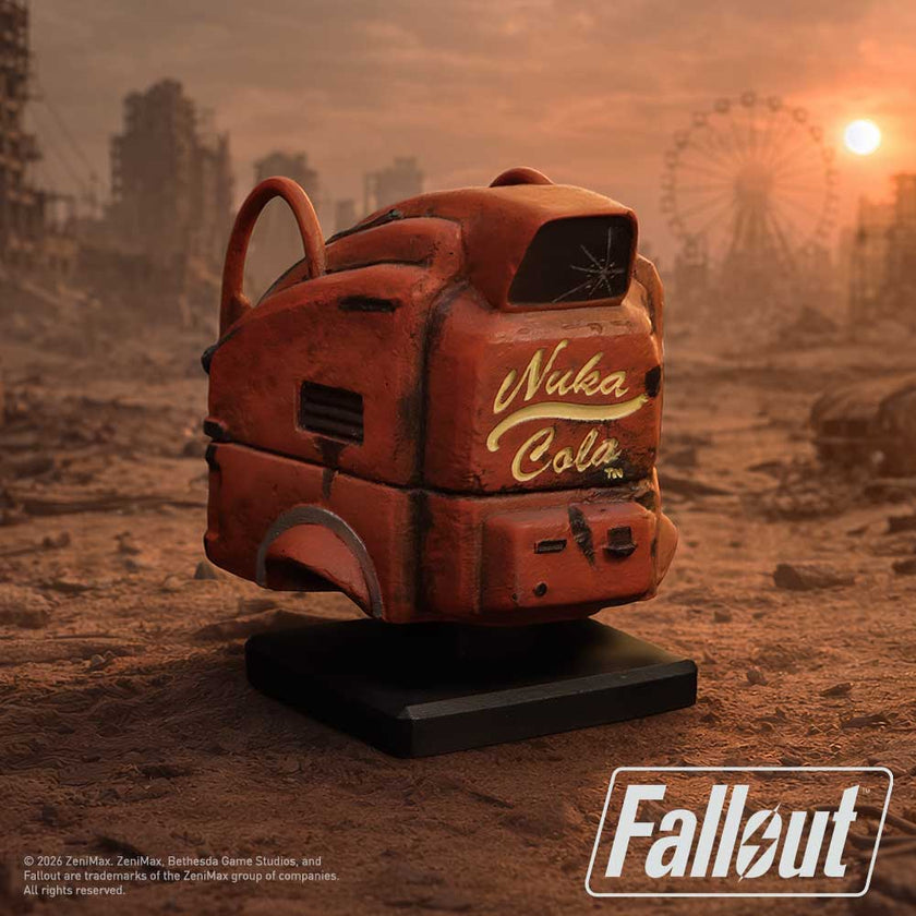 Fallout Nukatron Helmet Fallout Nukatron Helmet Miniature Replica Figurine 11cm