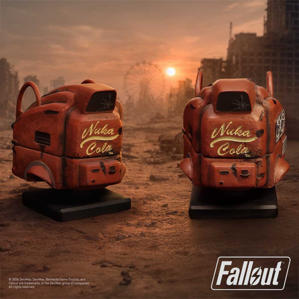 Fallout Nukatron Helmet Fallout Nukatron Helmet Miniature Replica Figurine 11cm