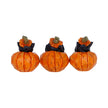 Three Wise Pumpkin Patch Three Wise Halloween Pumpkin Patch Cats 7.7cm NEMESIS NOW