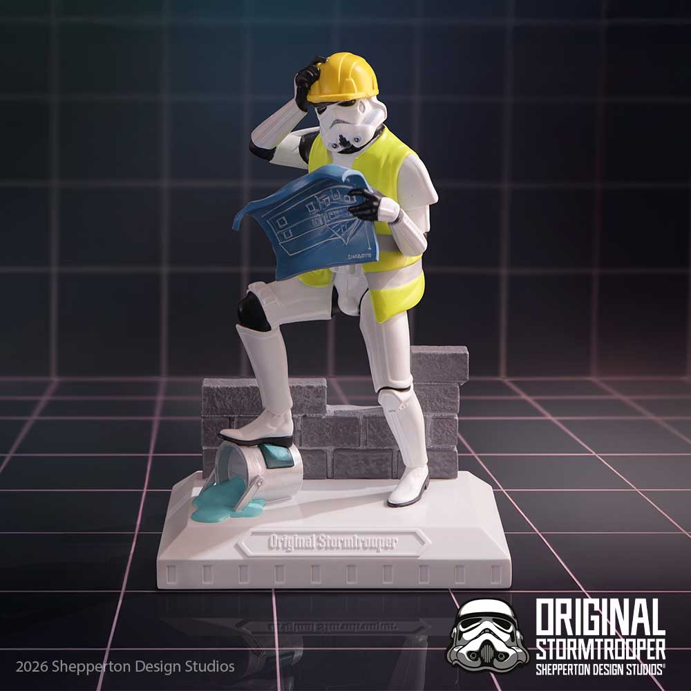 Stormtrooper Hit a Brick Wall 17.5cm ORIGINAL STORMTROOPER NEMESIS NOW