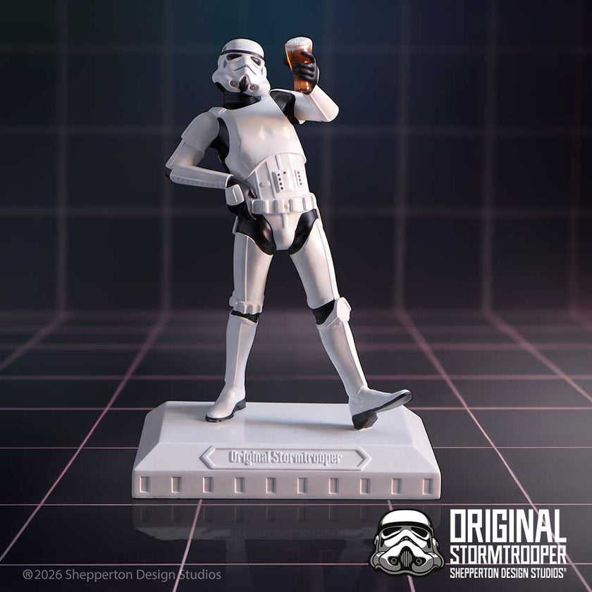 Stormtrooper Raise a Glass 17.4cm ORIGINAL STORMTROOPER NEMESIS NOW