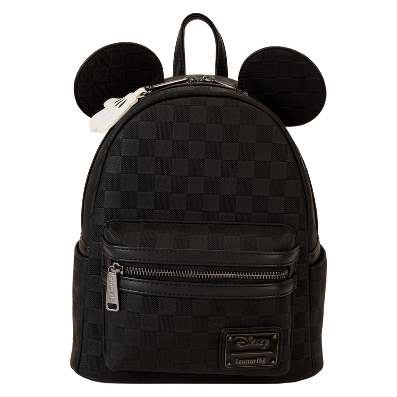 Loungefly - Mickey Mouse Checkered Texture Mini Backpack
