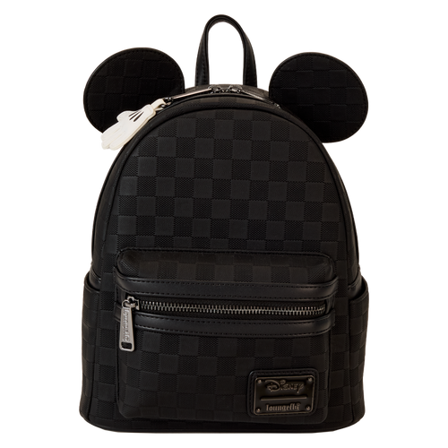 Loungefly - Mickey Mouse Checkered Texture Mini Backpack