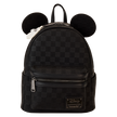 Loungefly - Mickey Mouse Checkered Texture Mini Backpack