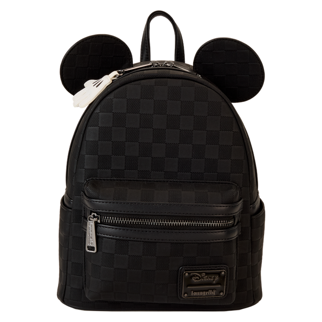 Loungefly - Mickey Mouse Checkered Texture Mini Backpack