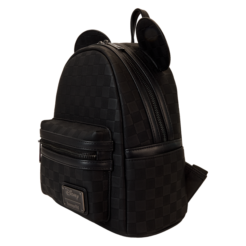 Loungefly - Mickey Mouse Checkered Texture Mini Backpack