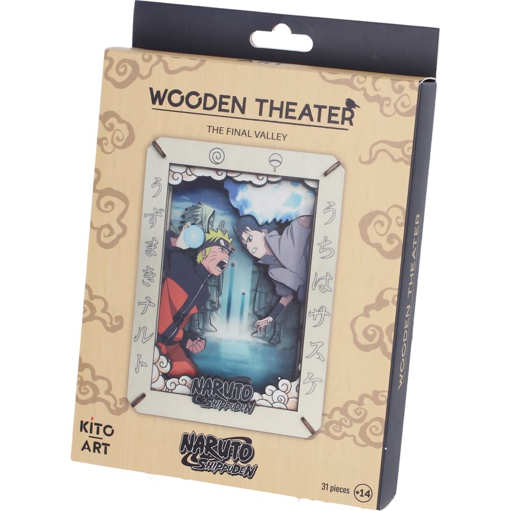 Naruto The Final Valley Wooden Theatre (Medium) 14.3CM NEMESIS NOW