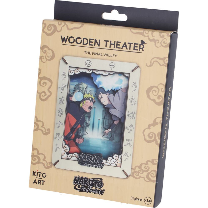 Naruto The Final Valley Wooden Theatre (Medium) 14.3CM NEMESIS NOW